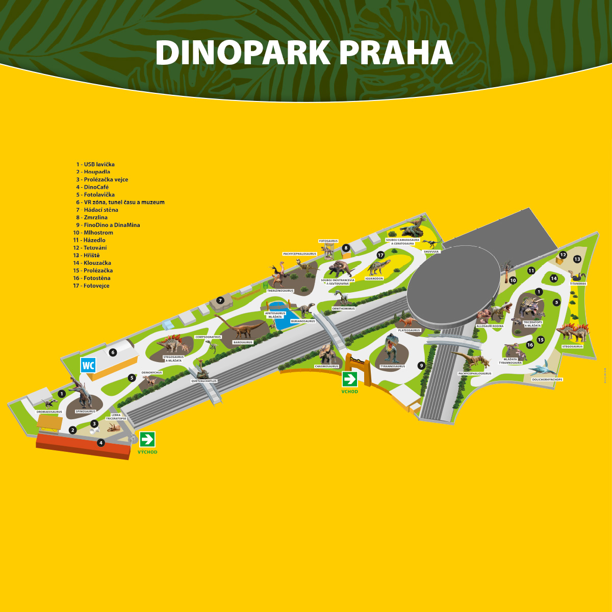 Planek -  DinoPark Harfa Praha